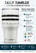 Load image into Gallery viewer, 20 oz Tally Tumbler Golf
