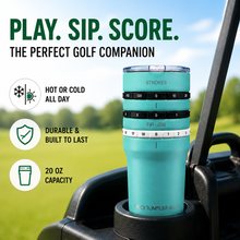 Load image into Gallery viewer, 20 oz Tally Tumbler Golf
